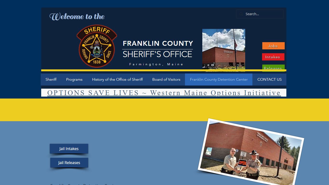 Franklin County Detention Center | franklincountyme-gov